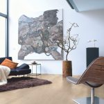 Light grey varnished oak